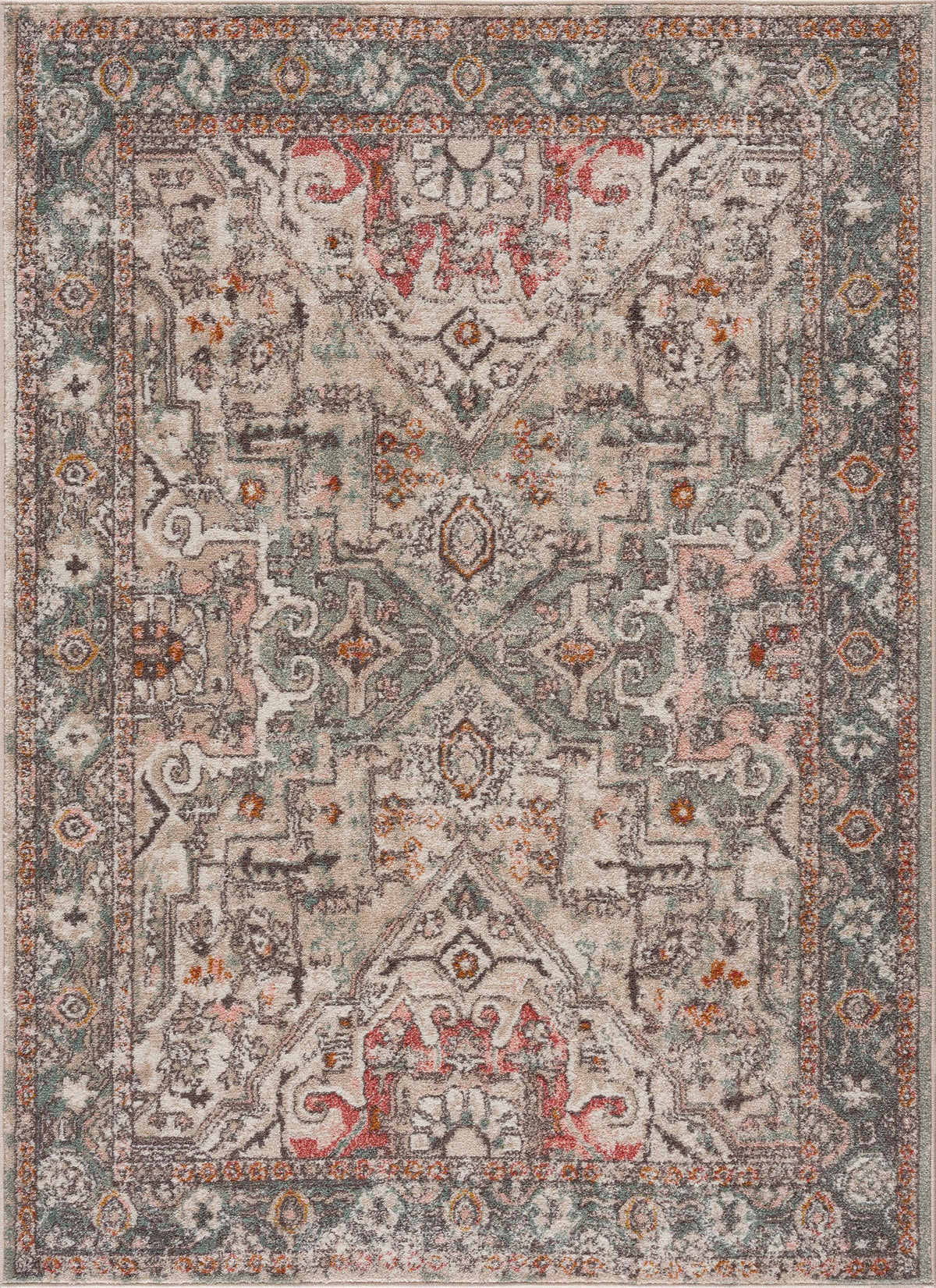 Hauteloom Bolinas BLNS Charcoal Machine Made Polypropylene Rug