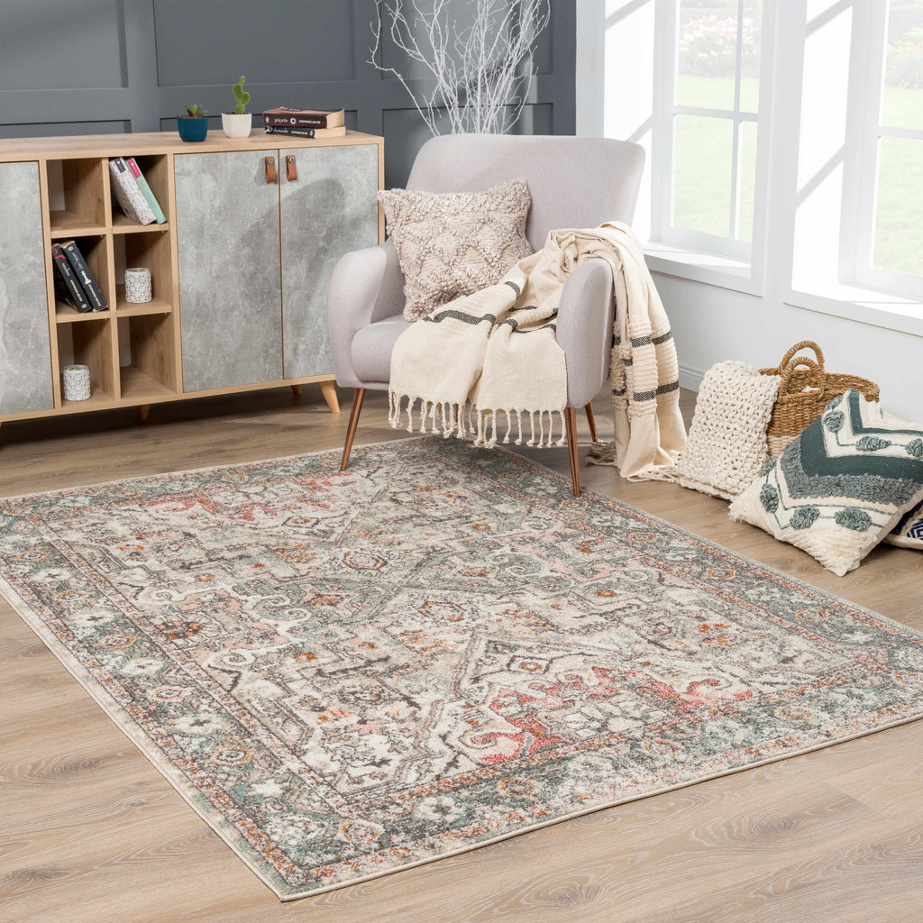 Hauteloom Bolinas BLNS Charcoal Machine Made Polypropylene Rug