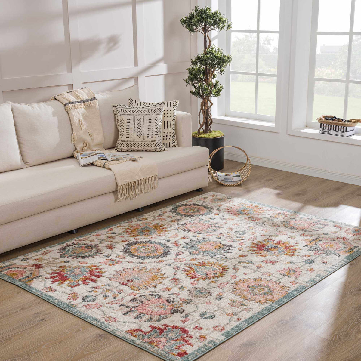 Hauteloom Twilight TWIL Mustard Machine Made Polypropylene Rug