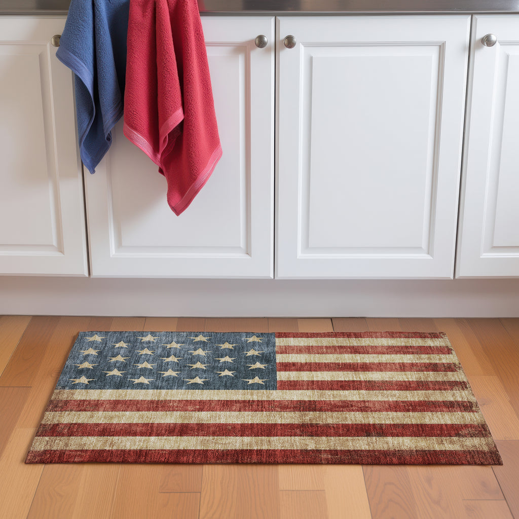 dalyn americana am1 red rug