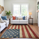 dalyn americana am1 red rug