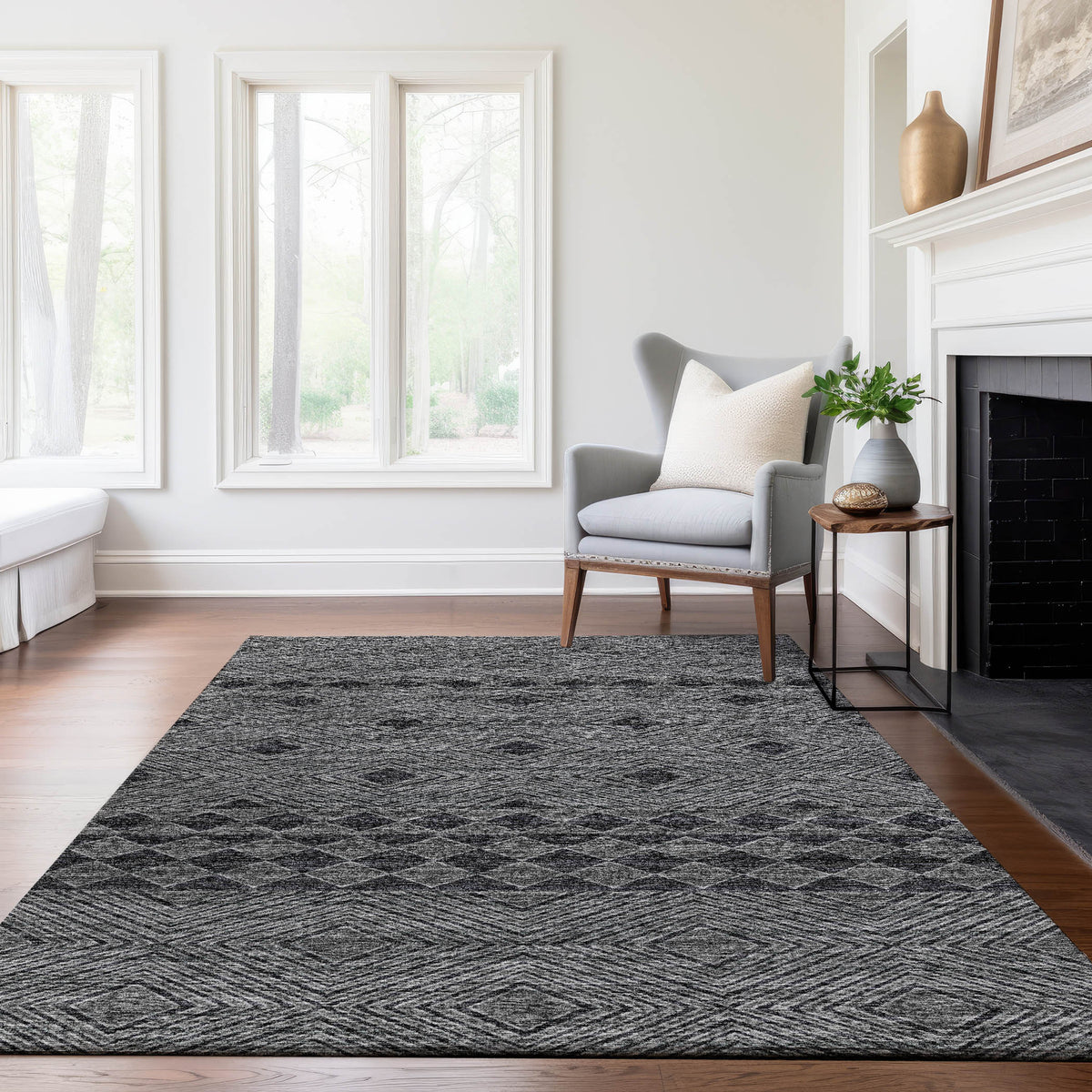 addison mayfield amf107 gray rug