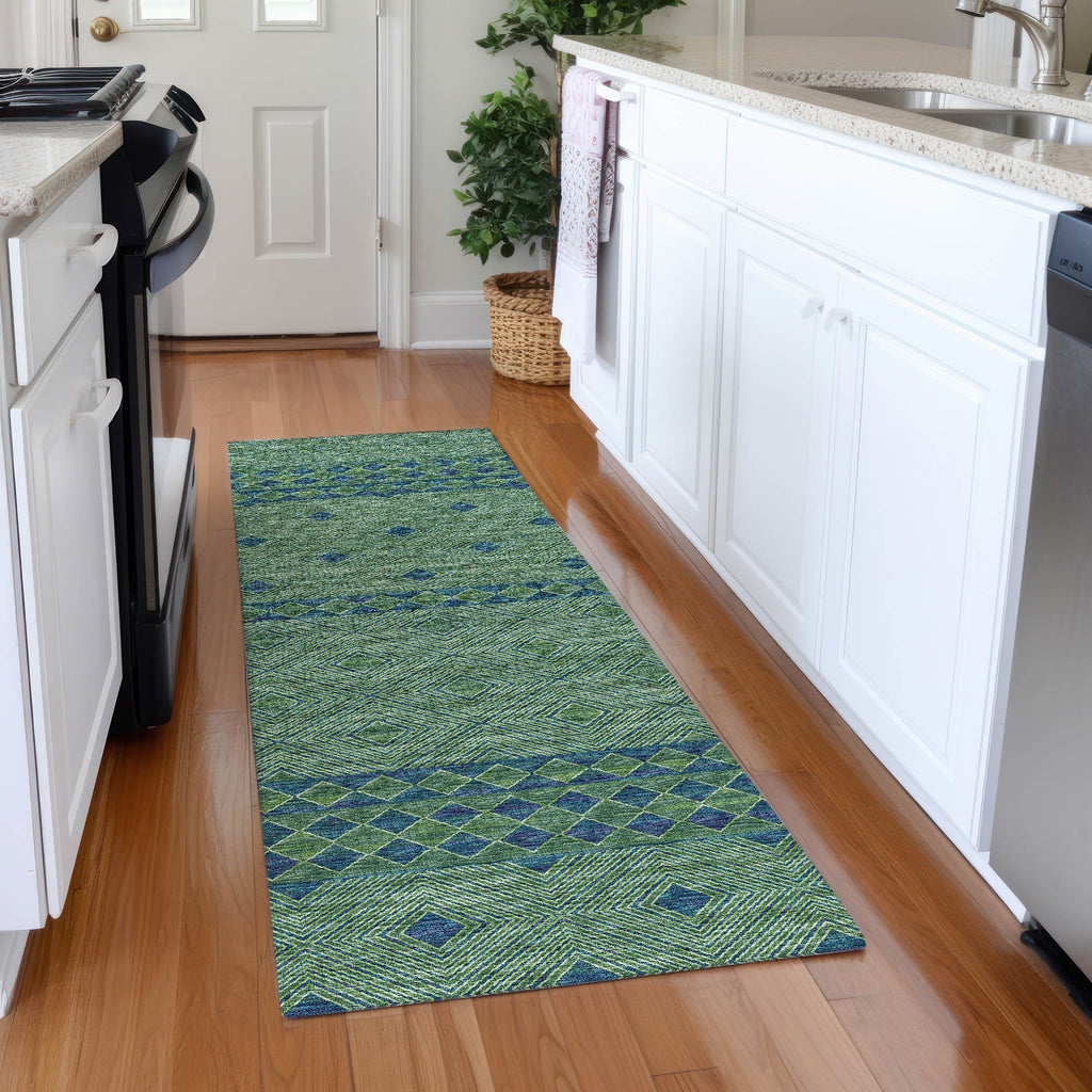 addison mayfield amf107 green rug