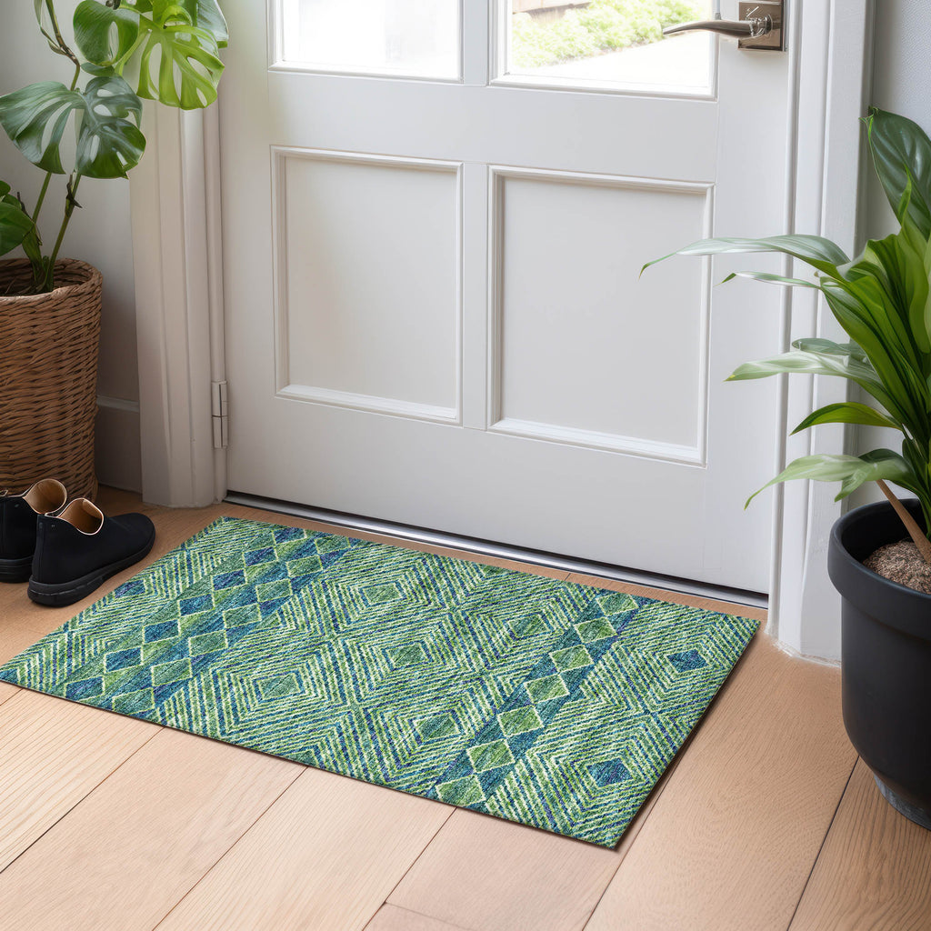 addison mayfield amf107 green rug