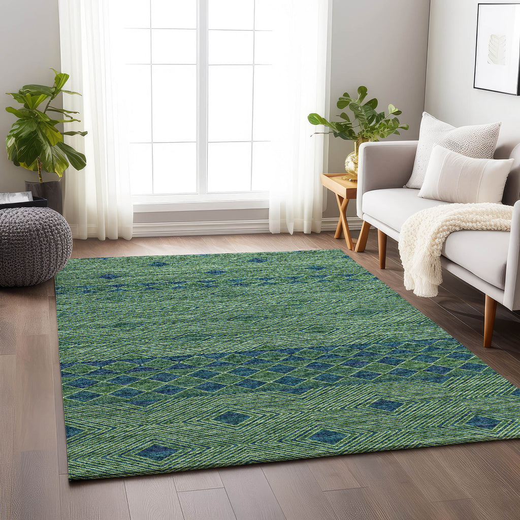 addison mayfield amf107 green rug
