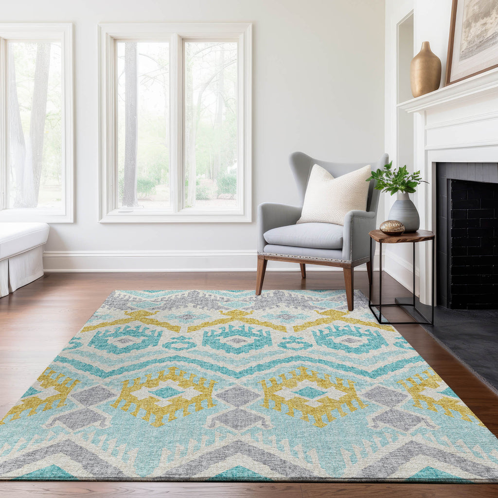 addison mayfield amf108 aqua rug