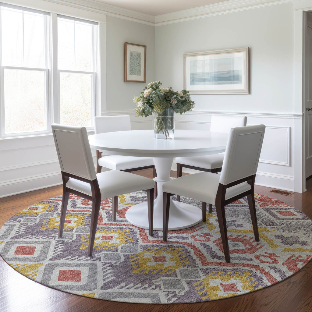 addison mayfield amf108 purple rug