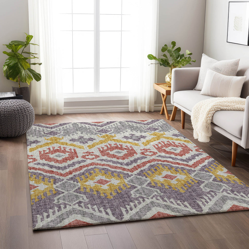 addison mayfield amf108 purple rug