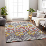 addison mayfield amf108 purple rug