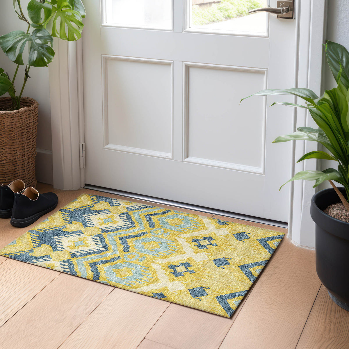 addison mayfield amf108 yellow rug