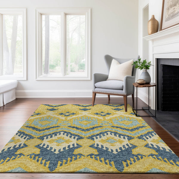 addison mayfield amf108 yellow rug