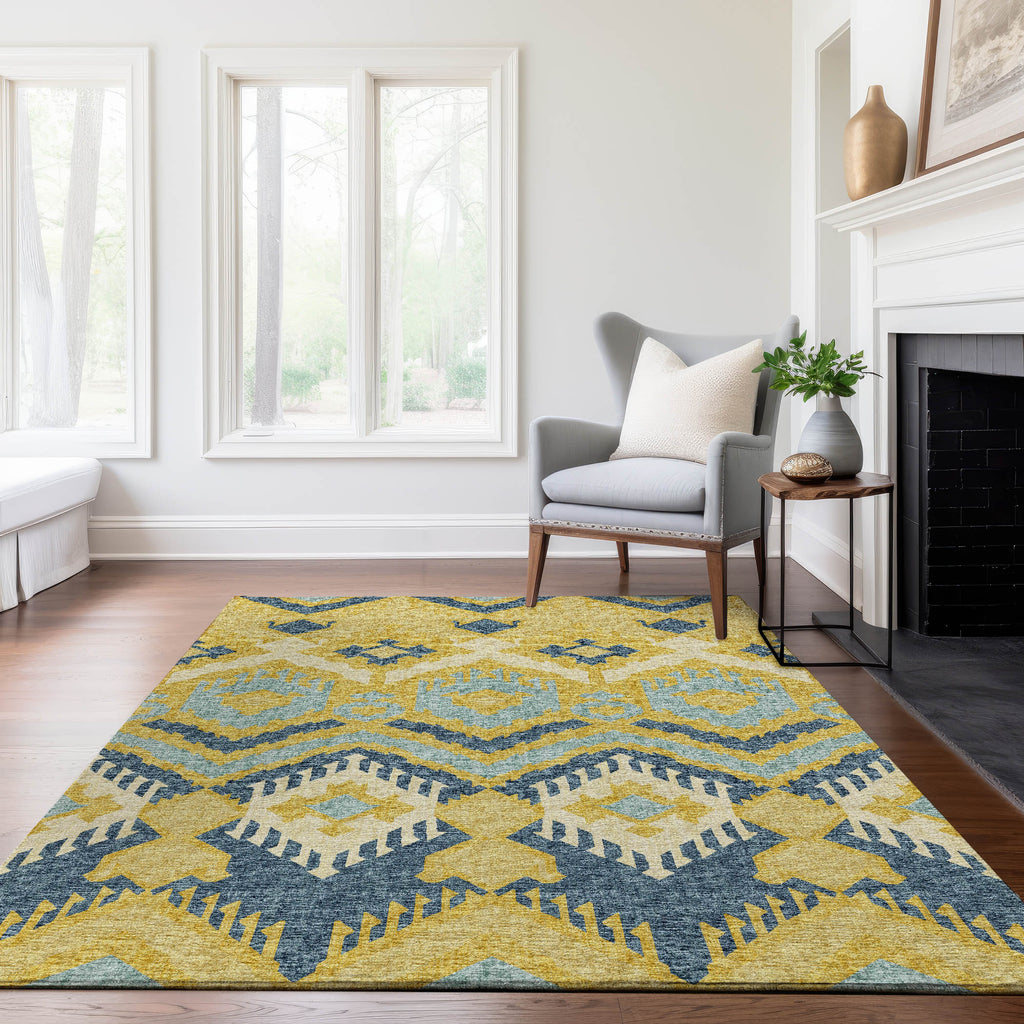 addison mayfield amf108 yellow rug