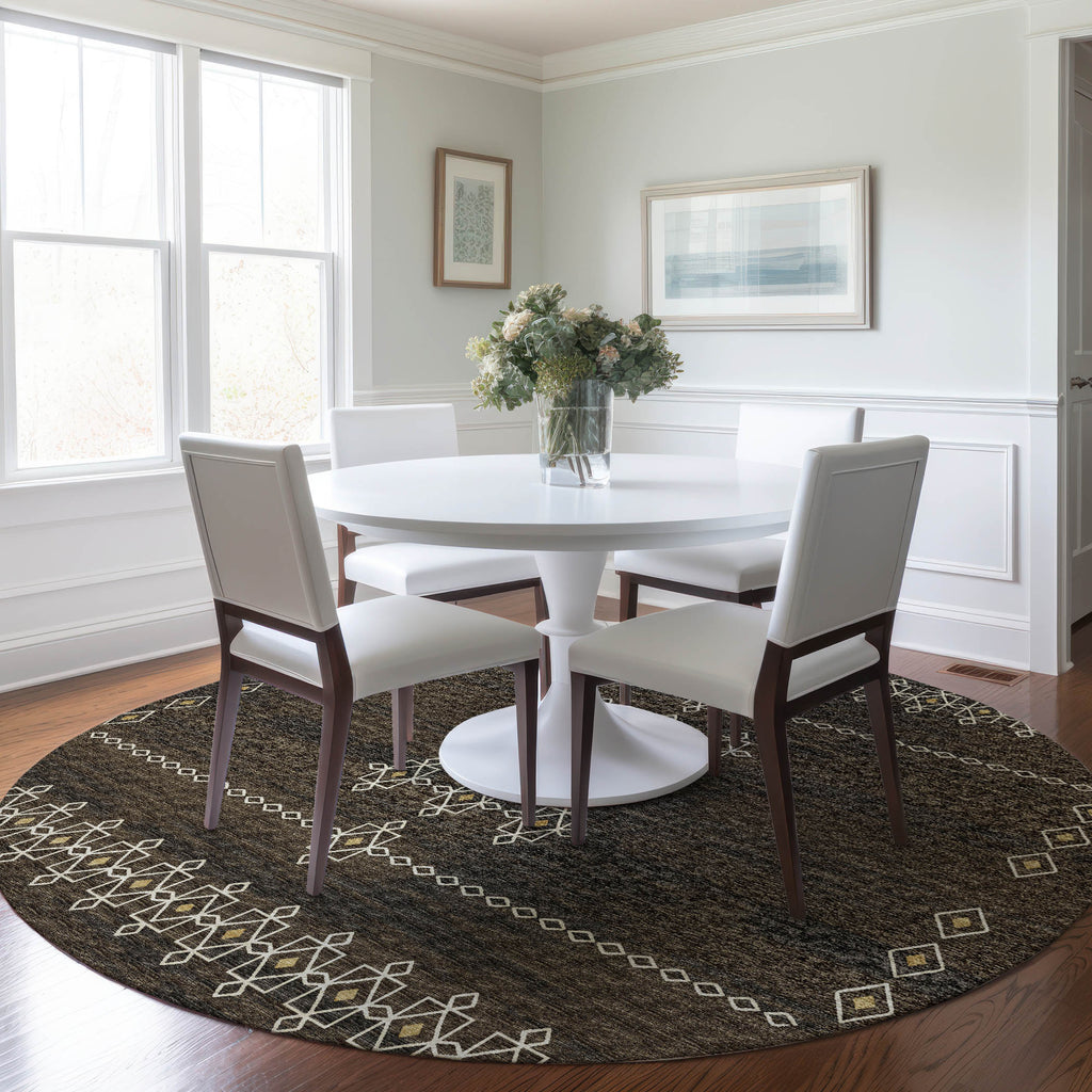 addison mayfield amf109 brown rug