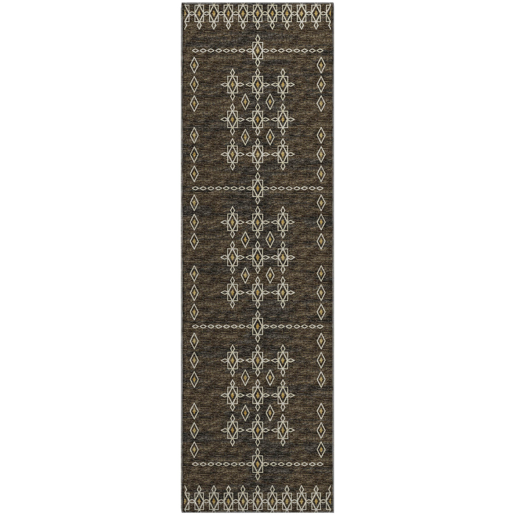 addison mayfield amf109 brown rug