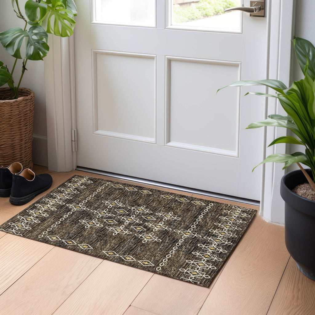 addison mayfield amf109 brown rug
