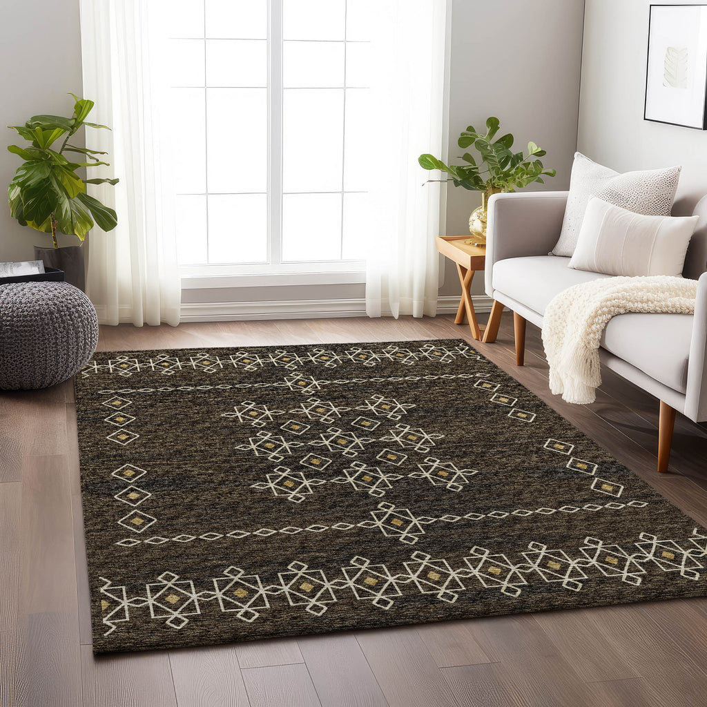 addison mayfield amf109 brown rug
