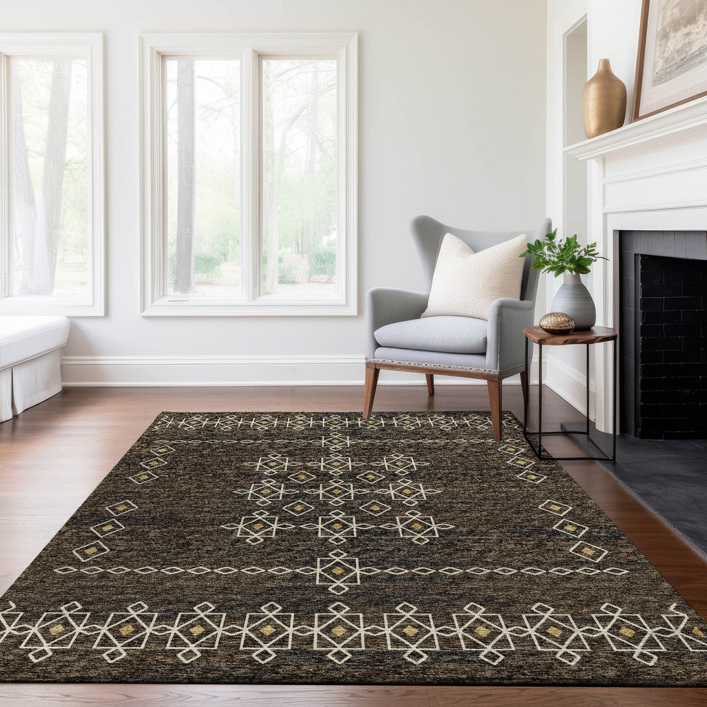addison mayfield amf109 brown rug