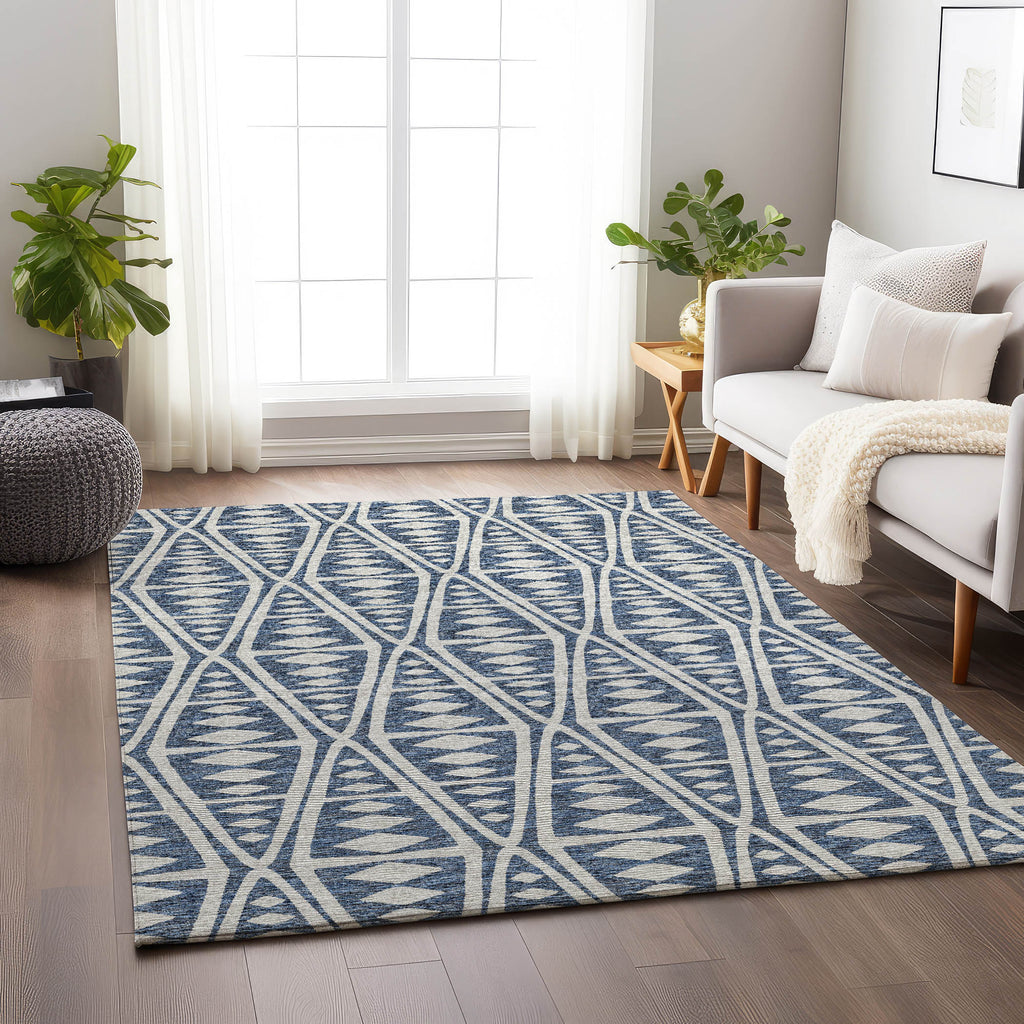 addison mayfield amf112 blue rug