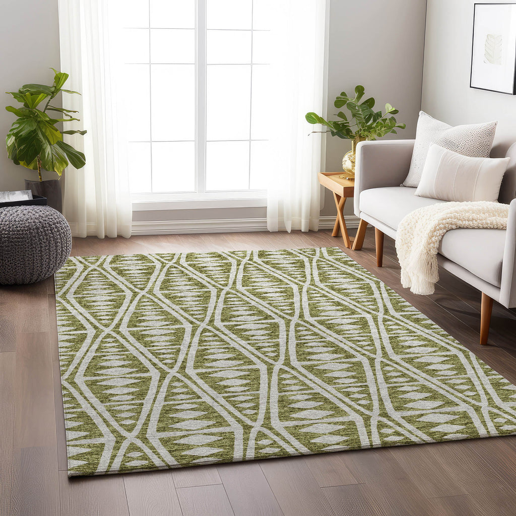 addison mayfield amf112 olive rug
