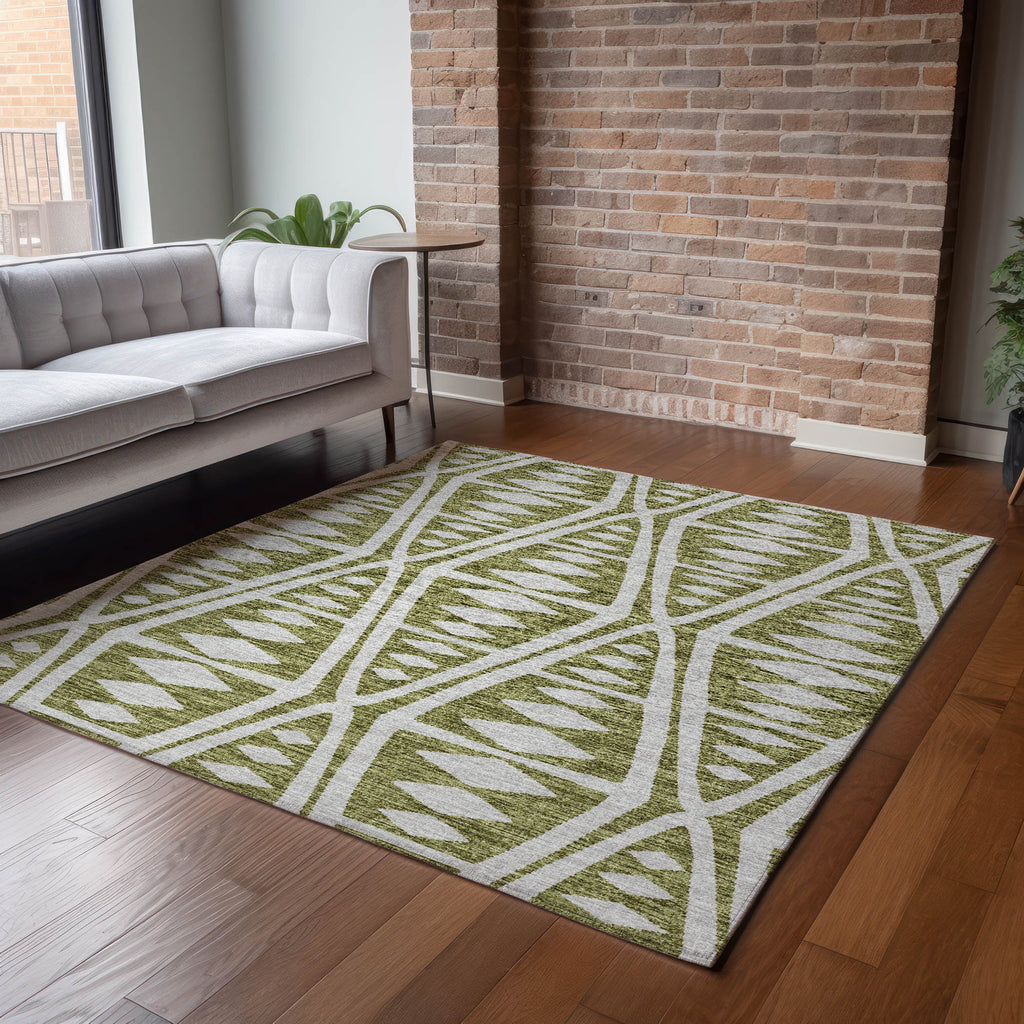 addison mayfield amf112 olive rug