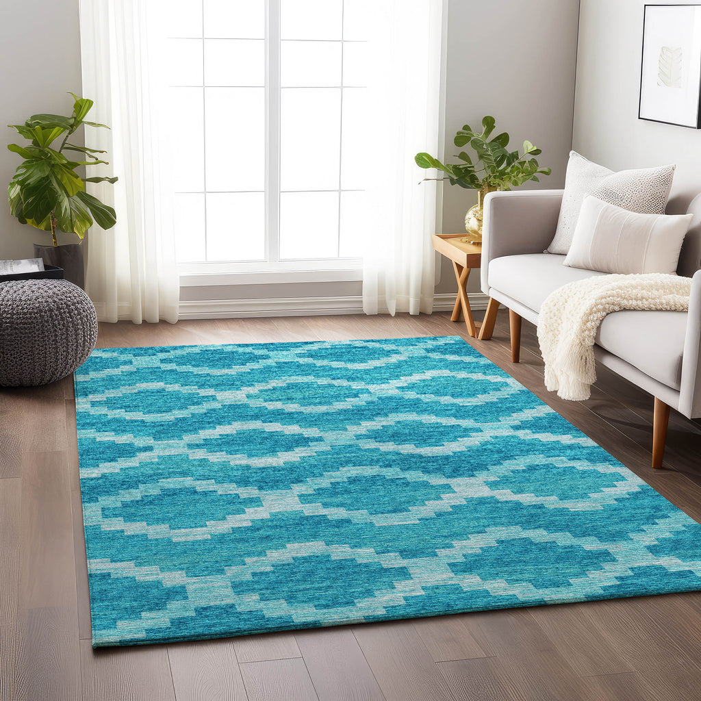 addison mayfield amf115 turquoise rug