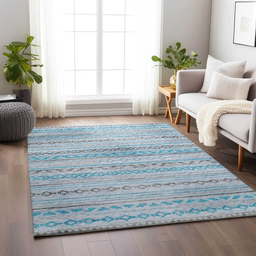 addison mayfield amf116 turquoise rug