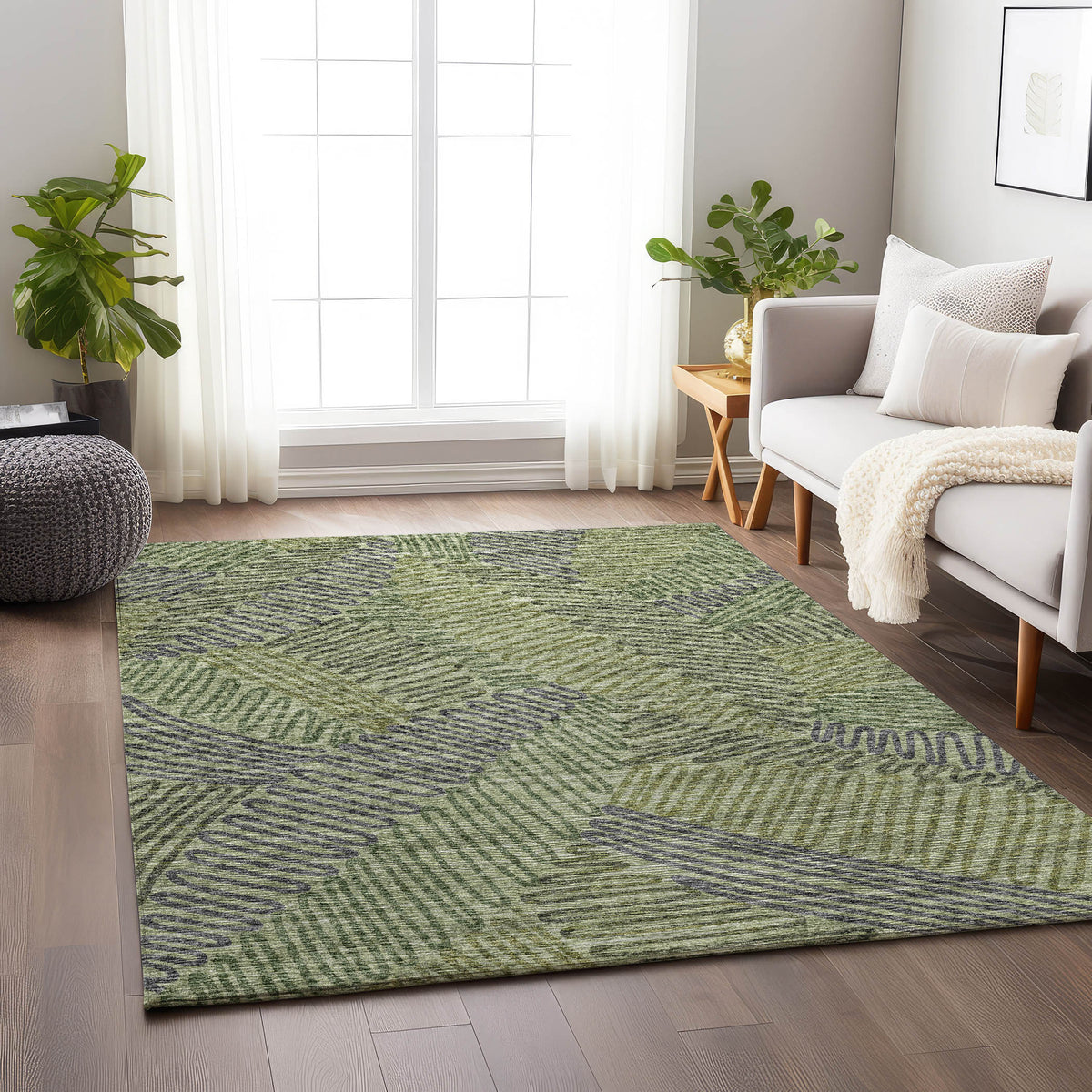 addison mayfield amf117 green rug