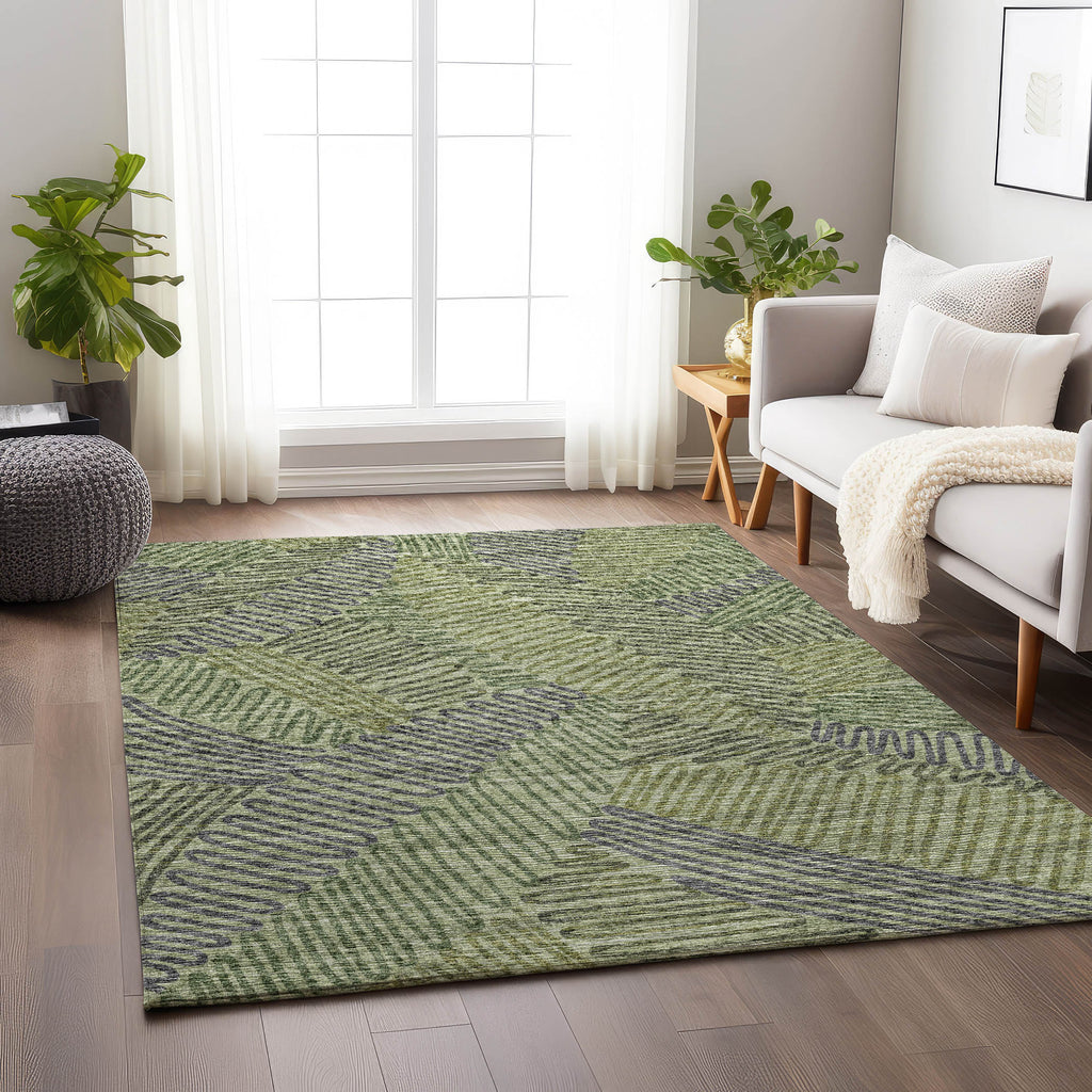addison mayfield amf117 green rug