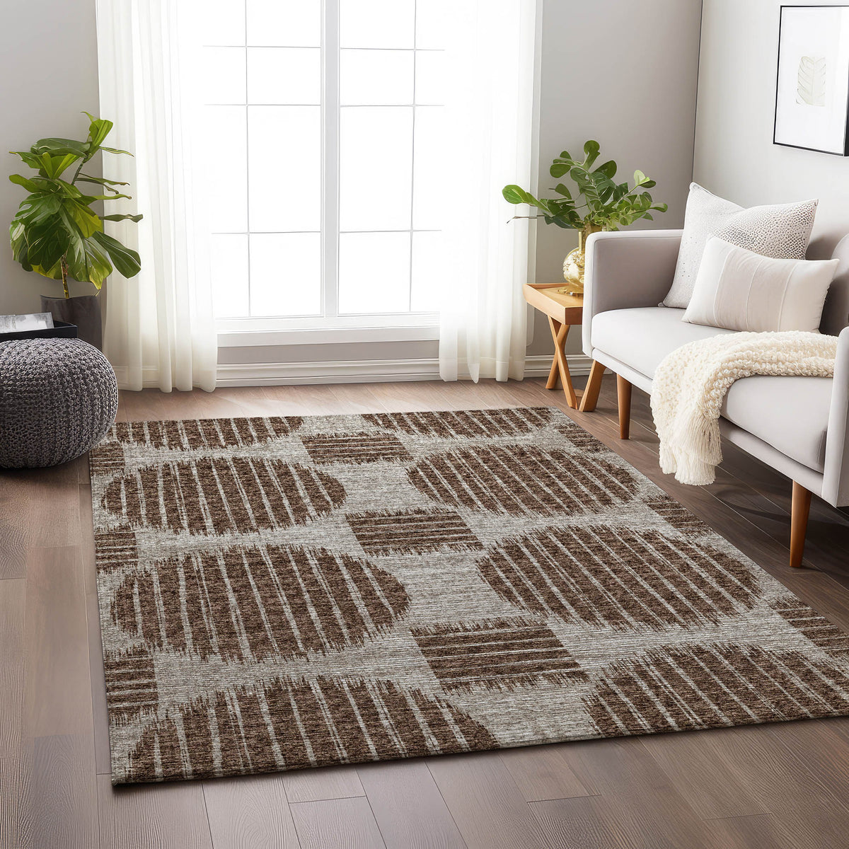 addison mayfield amf119 brown rug
