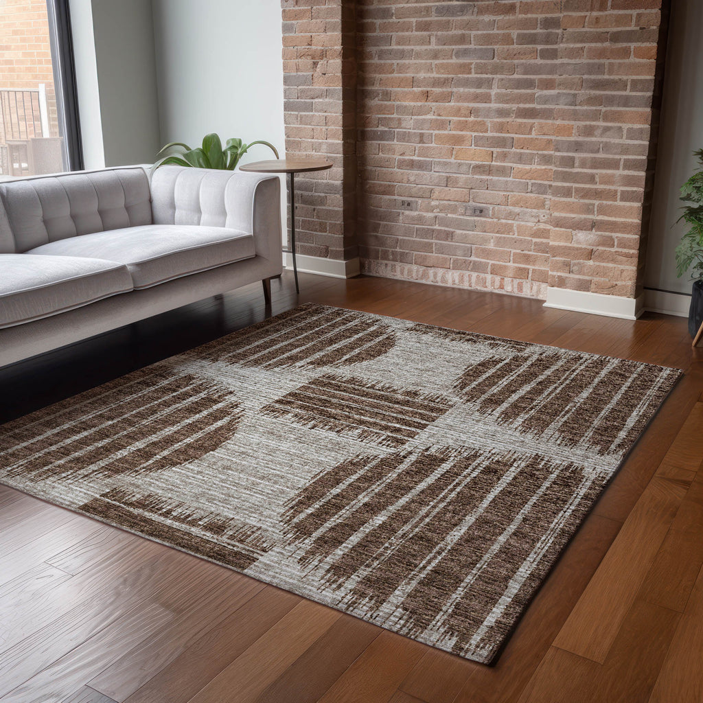 addison mayfield amf119 brown rug