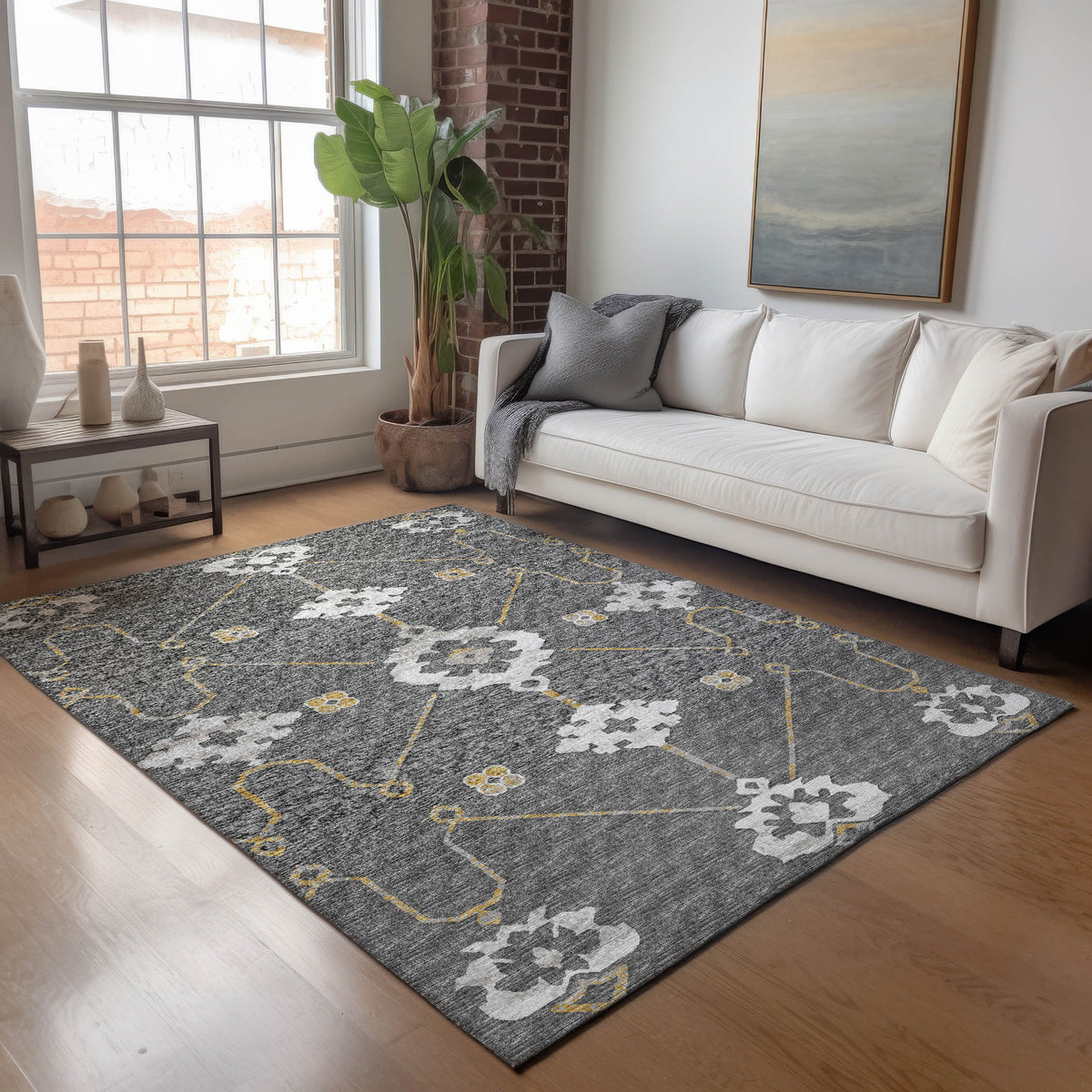 addison mayfield amf122 gray rug
