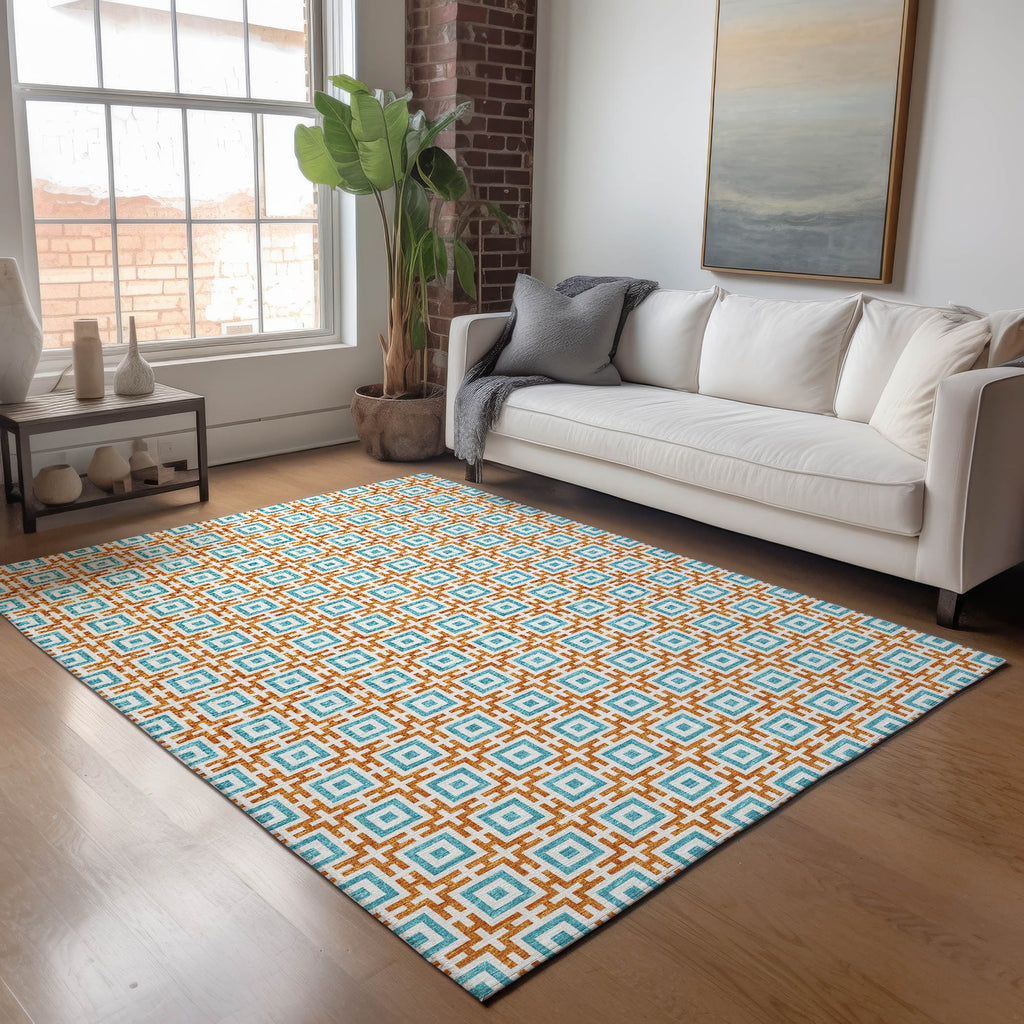 addison mayfield amf139 orange rug