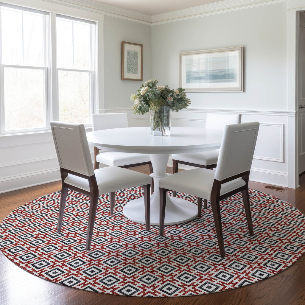 addison mayfield amf139 red rug