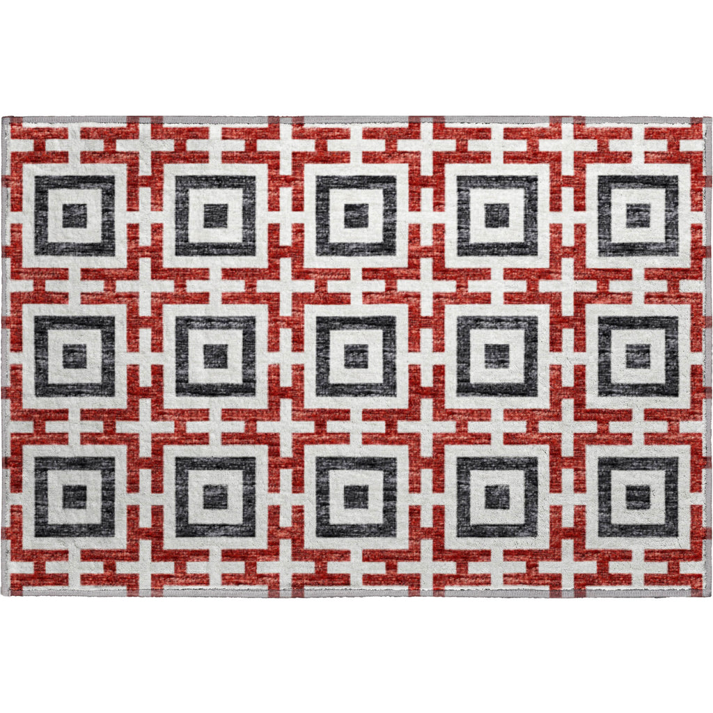 addison mayfield amf139 red rug