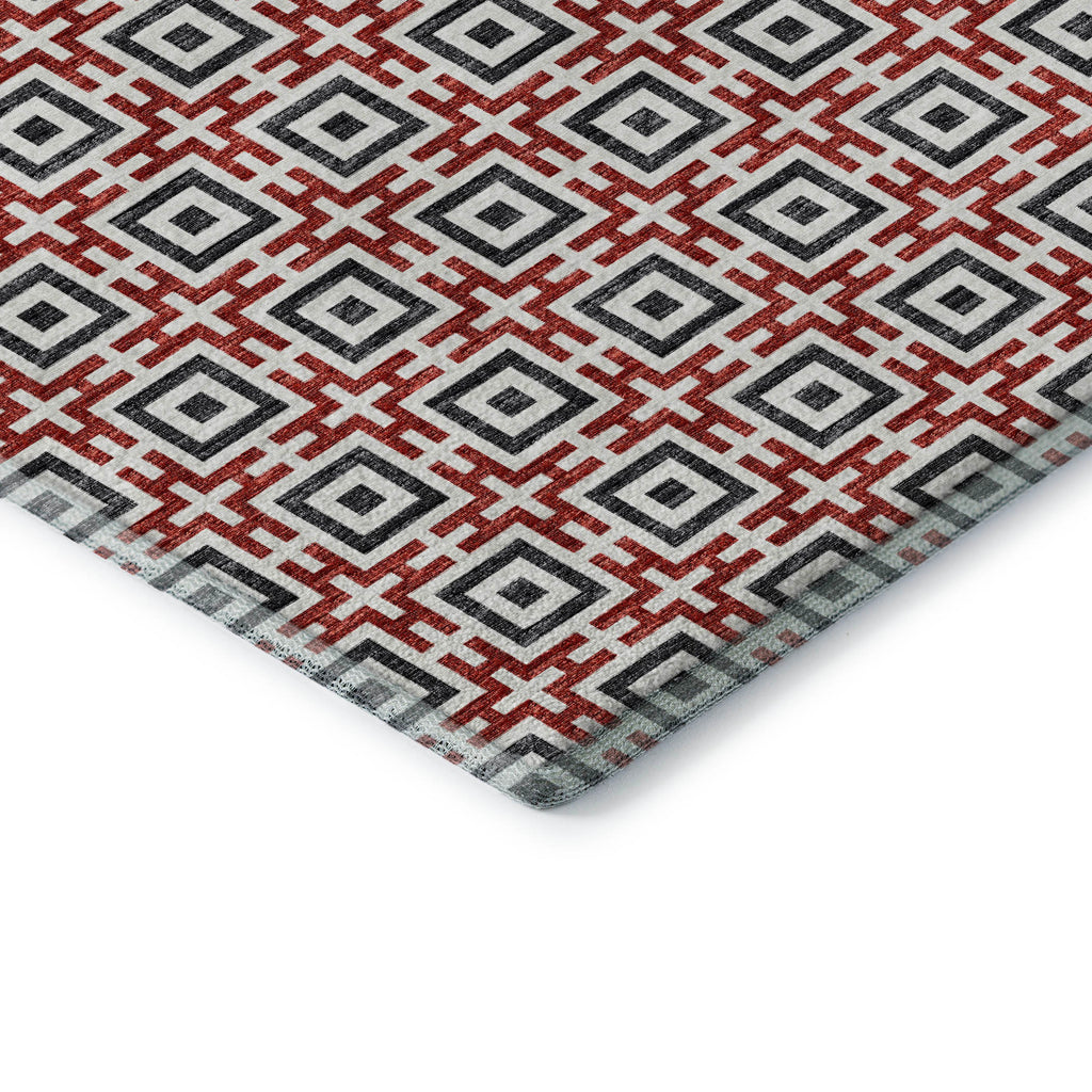 addison mayfield amf139 red rug