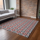 addison mayfield amf139 red rug