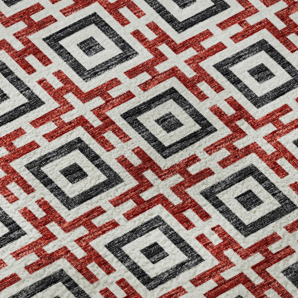 addison mayfield amf139 red rug