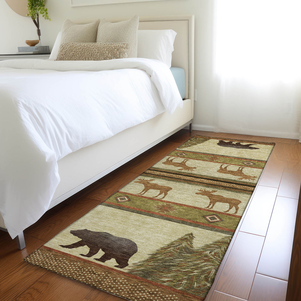addison mayfield amf141 brown rug