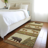 addison mayfield amf141 brown rug