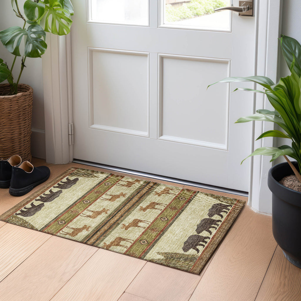 addison mayfield amf141 brown rug