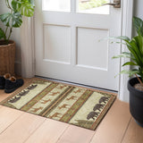 addison mayfield amf141 brown rug
