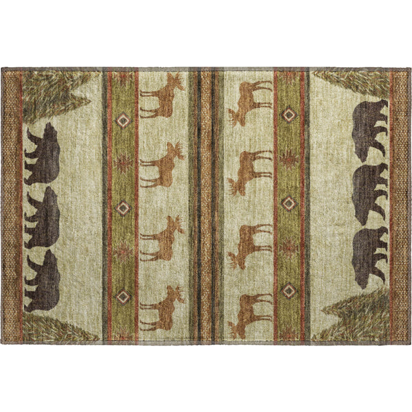 addison mayfield amf141 brown rug