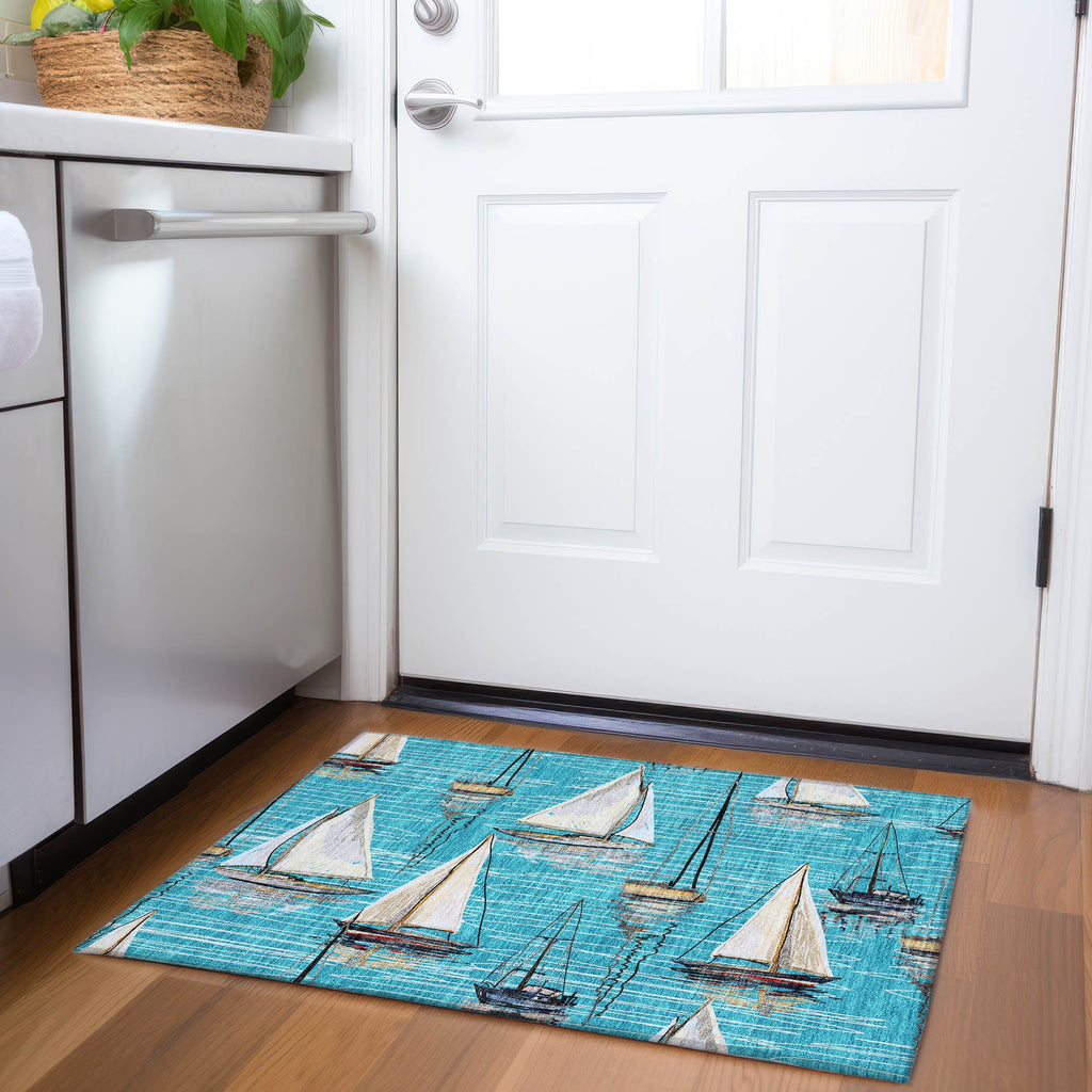 addison mayfield amf153 teal rug