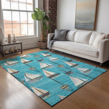 addison mayfield amf153 teal rug