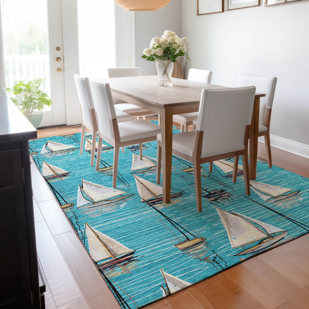 addison mayfield amf153 teal rug