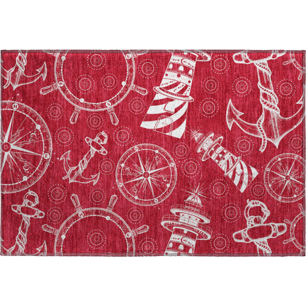 addison mayfield amf154 red rug