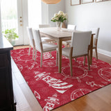 addison mayfield amf154 red rug
