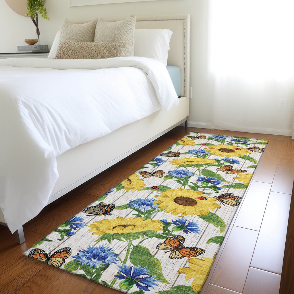 addison mayfield amf171 yellow rug
