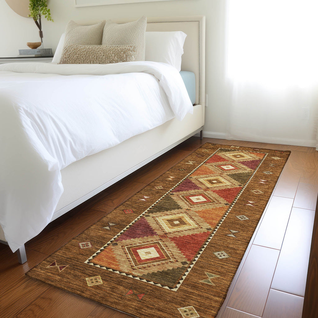 addison mayfield amf177 brown rug