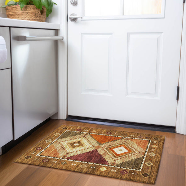 addison mayfield amf177 brown rug